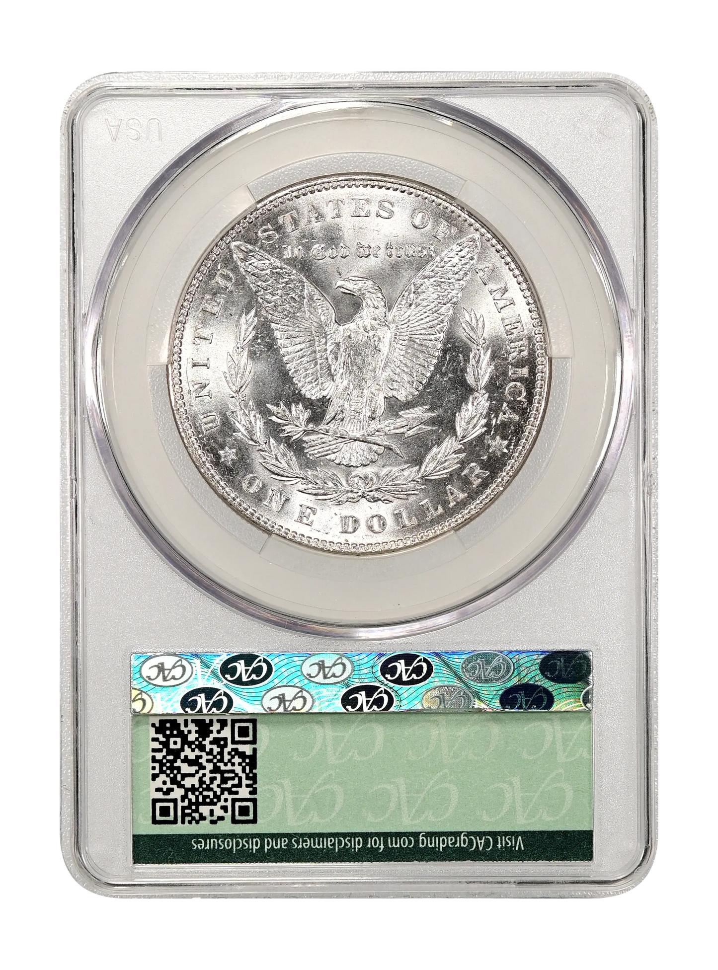 1888 Morgan Dollar $1 – CAC Certified MS62 – Mint State Classic from the Industrial Revolution